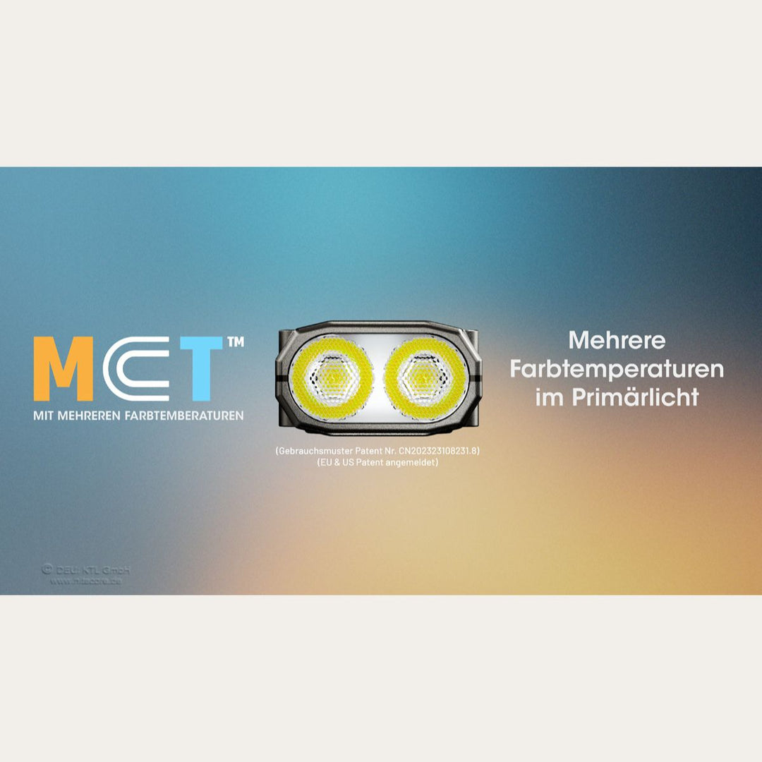 Ultrakleine USB-C Schlüsselanhänger Taschenlampe - 600 Lumen - Tini 3 - Grau