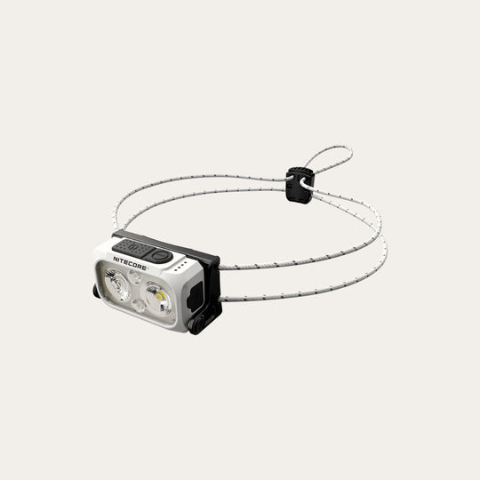 NU21 - Leichte Stirnlampe - 360 Lumen - Artctic Weiss