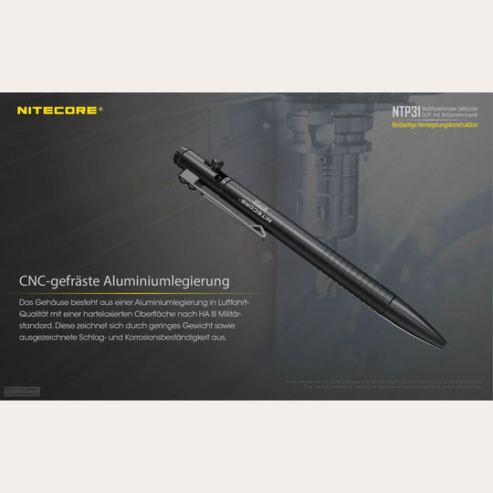 NTP31 - Aluminium Tactical/EDC Pen
