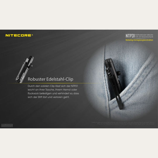 NTP31 - Aluminium Tactical/EDC Pen