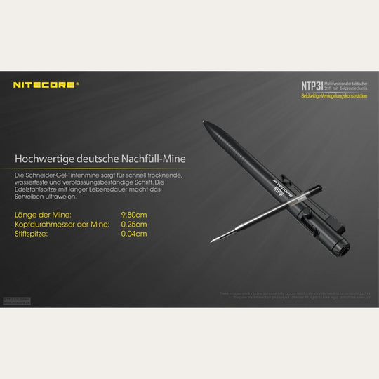 NTP31 - Aluminium Tactical/EDC Pen