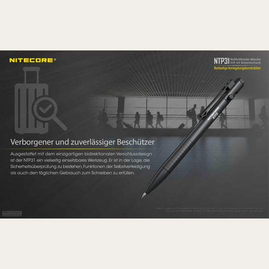 NTP31 - Aluminium Tactical/EDC Pen